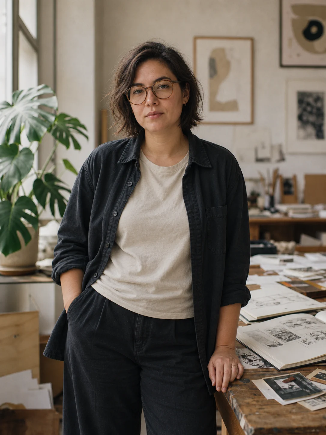 Independent creative in a studio