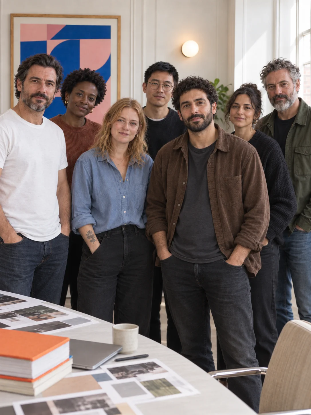 Brand and design agency team