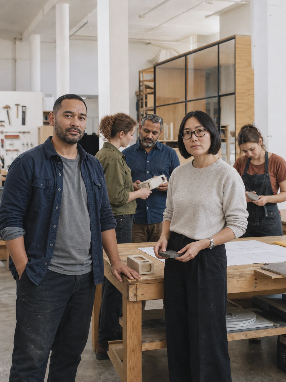 Small creative studio team