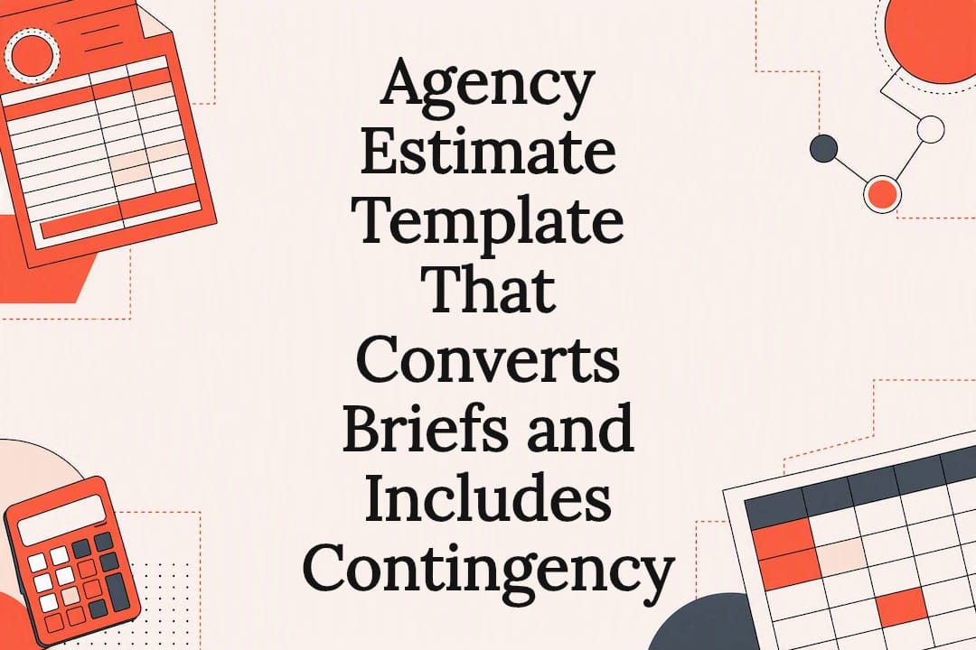 Agency estimate template title card