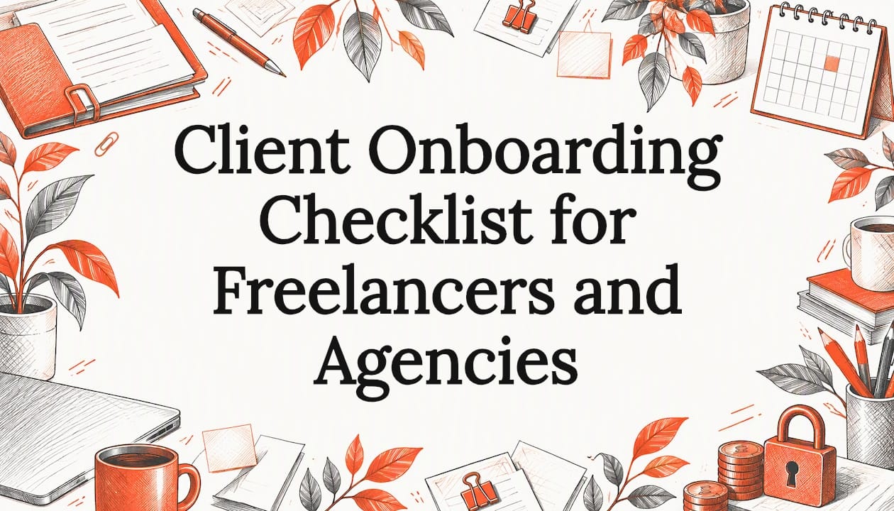 Freelancer onboarding title card illustration