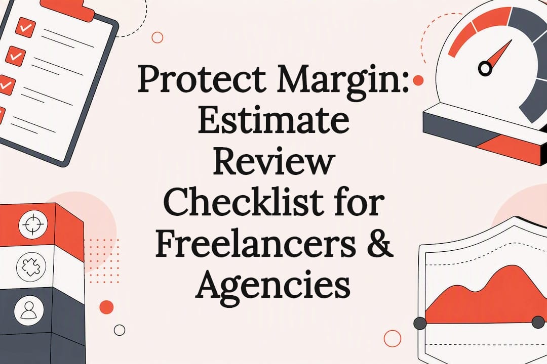 Estimate review checklist title card
