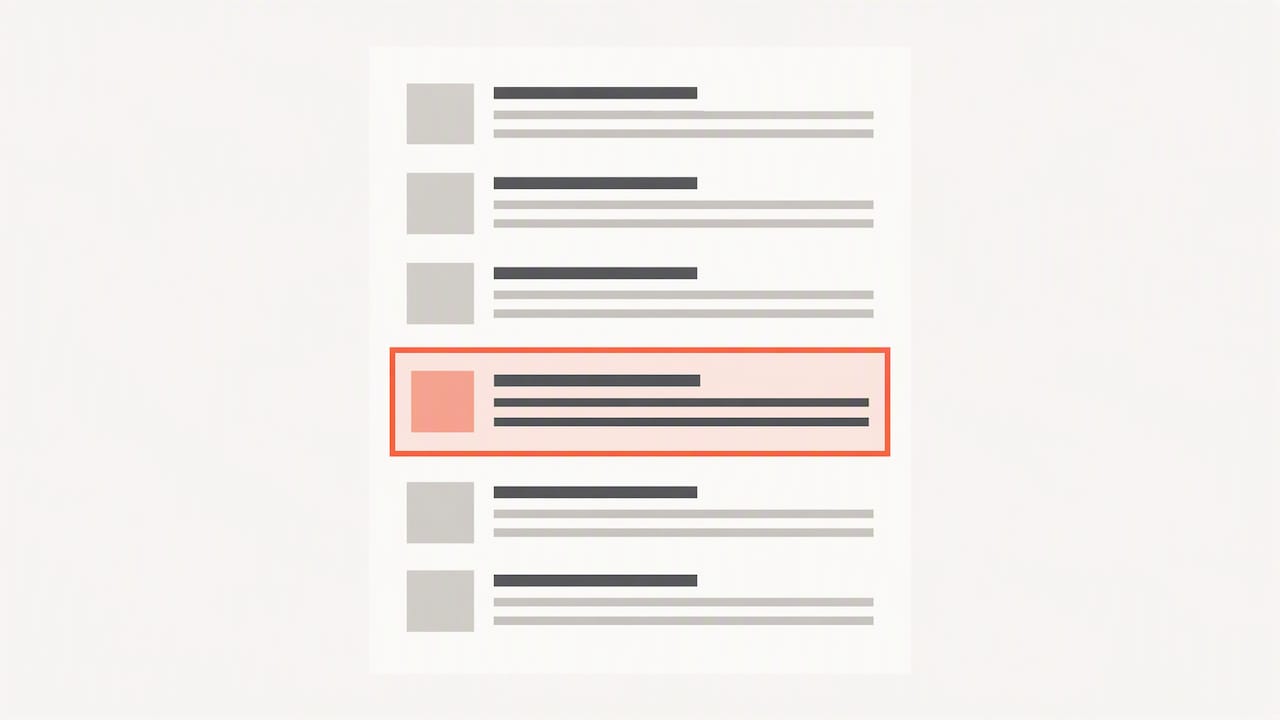 A highlighted section makes a proposal term easier to find