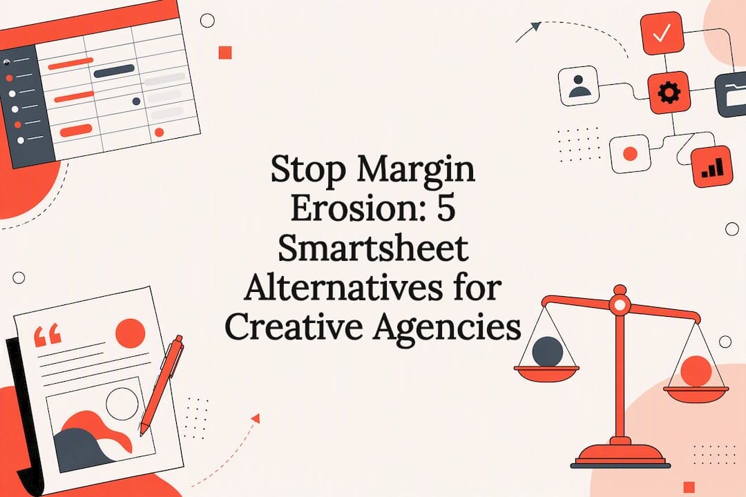 Decorative creative workflow comparison title card