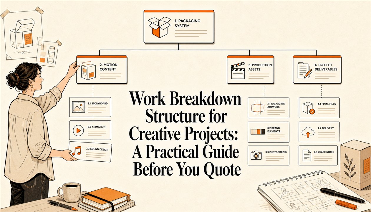 Work Breakdown Structure for Creative Projects: A Practical Guide Before You Quote title card
